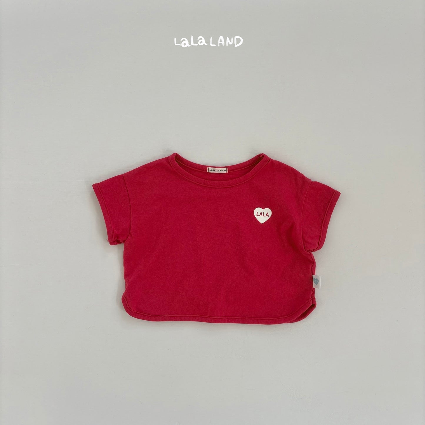 【PREORDER受付終了、ご希望はお問い合わせください。】25.Baby Heart Trim T-shirt