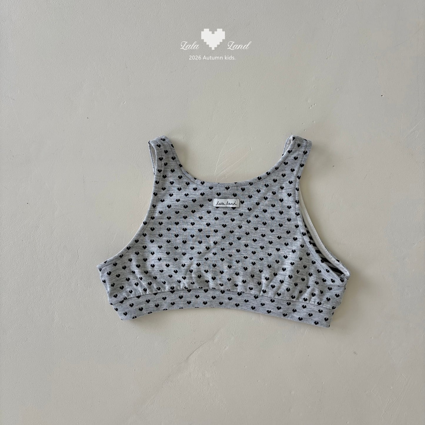 【PRE-ODER〆8.9(sun)】18.Heart Vest | lalaland