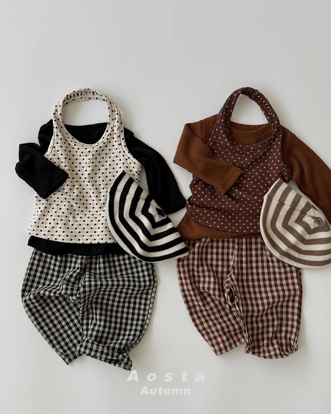 【秋のPRE-ODER 5%OFF】52.Choco Chip Halter Neck