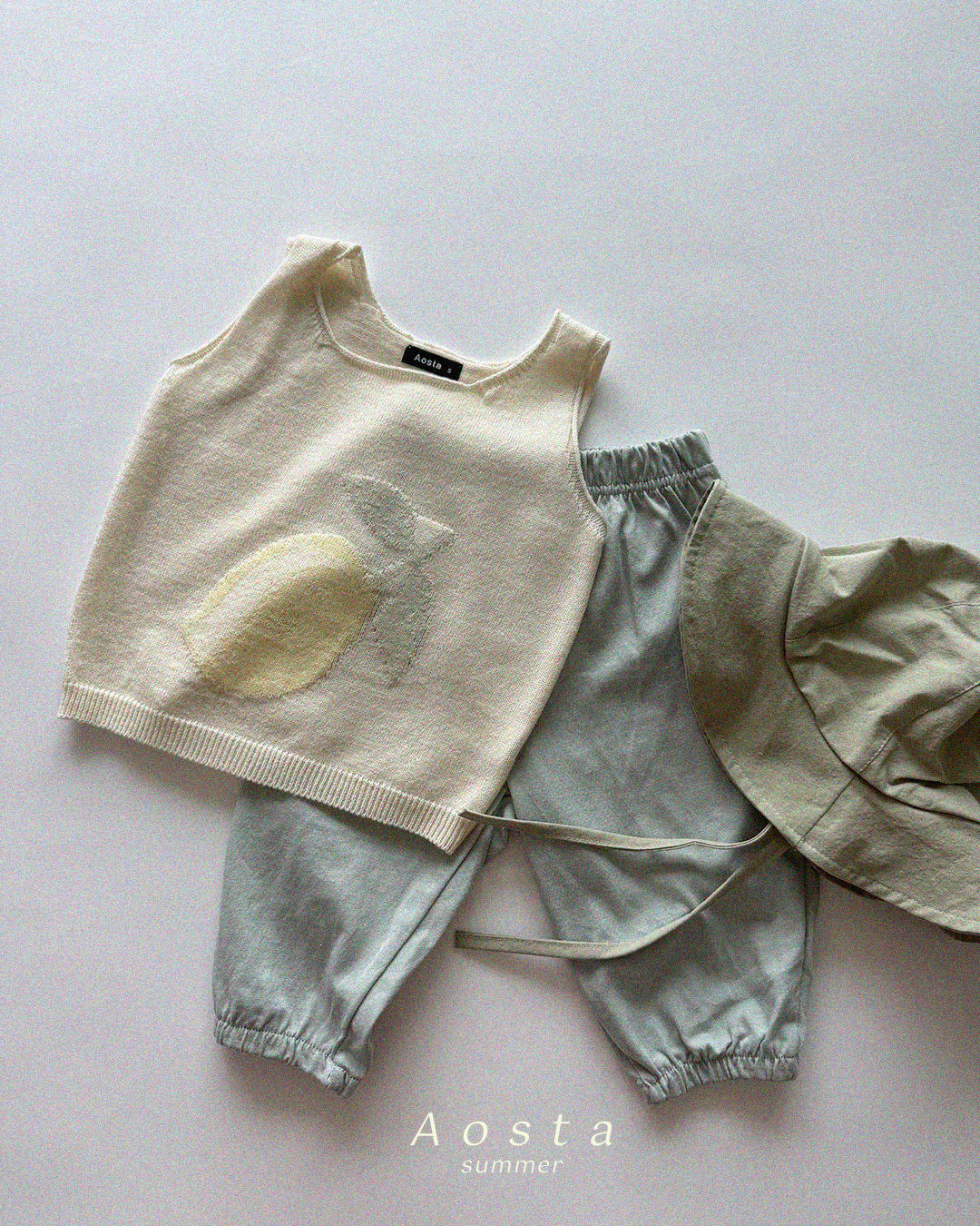 【PREORDER受付終了、ご希望はお問い合わせください。】19.Knit Fruit Vest