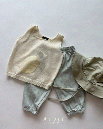 【PREORDER受付終了、ご希望はお問い合わせください。】19.Knit Fruit Vest