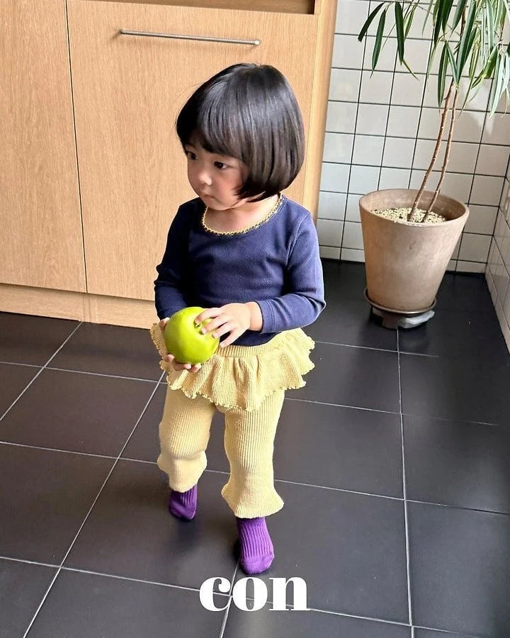 【PRE-ODER〆8.9(sun)】01.CON Jjonkku Frill Leggings | CON