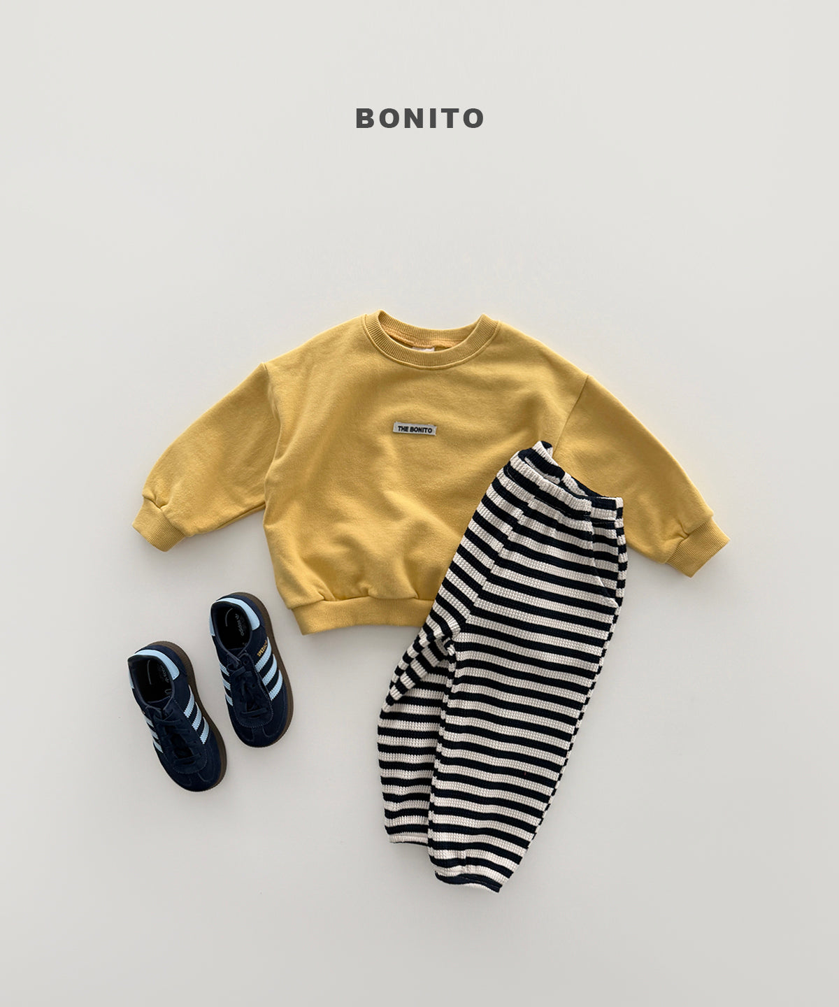 29.Waffle Stripe Jogger Pants