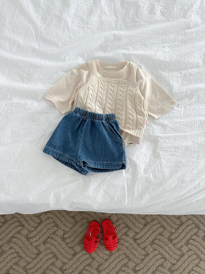 Cable Knit Vest | minirobe
