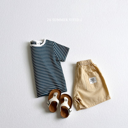【PREORDER受付終了、ご希望はお問い合わせください。】58.Stripe Rib Raglan Tee