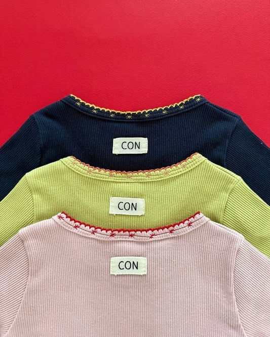 【PRE-ODER〆8.9(sun)】17.Inta Picot T-Shirt | CON
