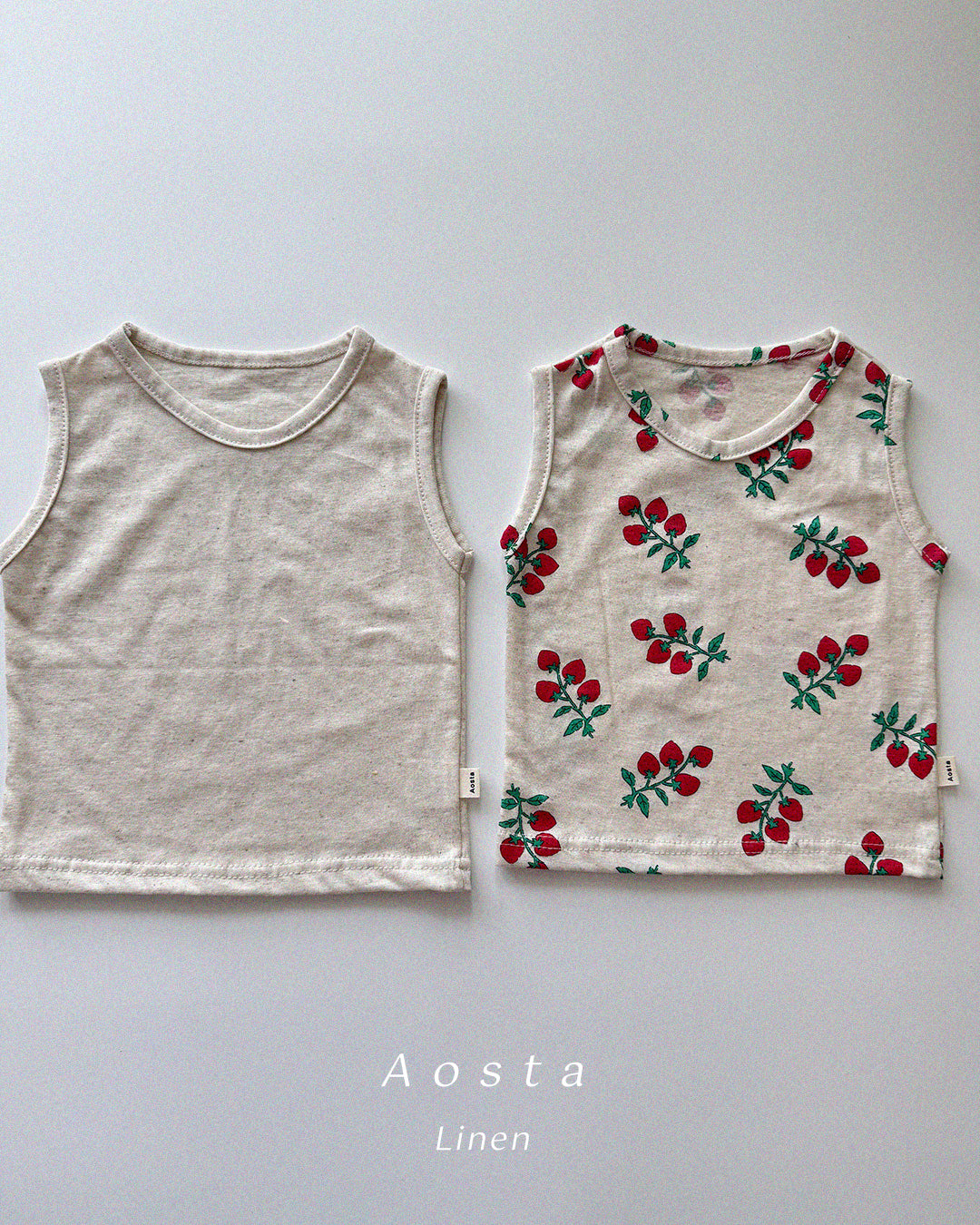 【PREORDER受付終了、ご希望はお問い合わせください。】37.Linen sleeveless T