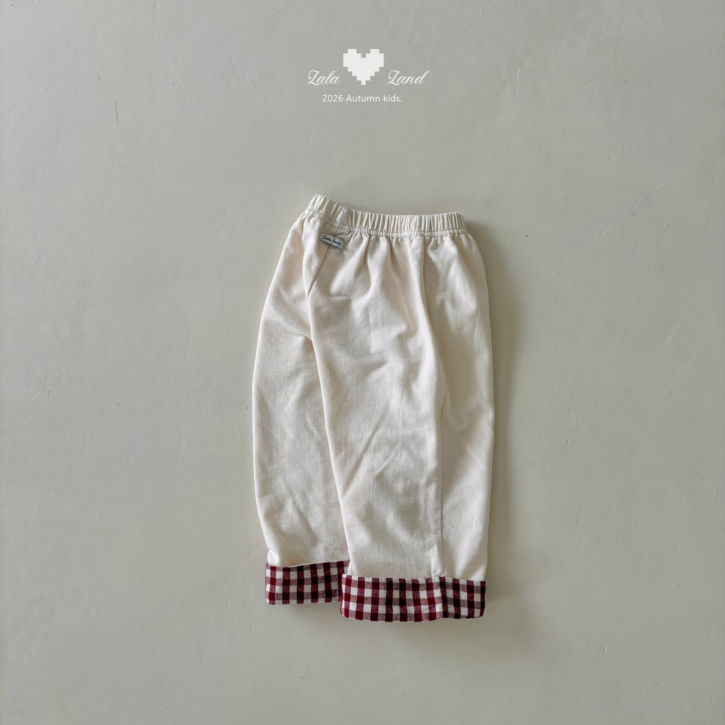【PRE-ODER〆8.9(sun)】17.Check Contrast Pants | lalaland