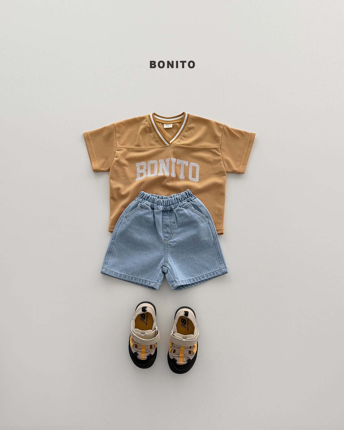 【PREORDER 4日間限定】15.bonito mesh tee