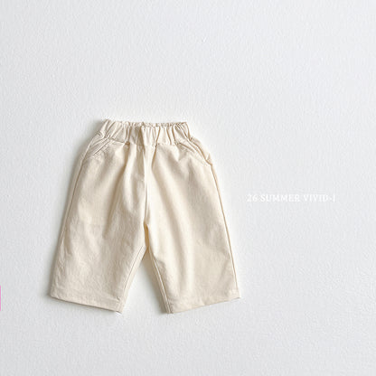 【PREORDER受付終了、ご希望はお問い合わせください。】8.[Set] 7分丈 Basic Cotton Pants