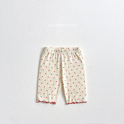 【PREORDER受付終了、ご希望はお問い合わせください。】41.Strawberry Dot Leggings