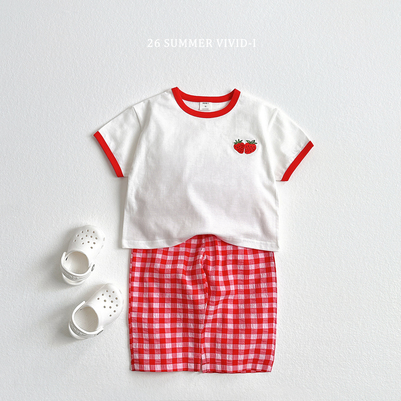 【PREORDER受付終了、ご希望はお問い合わせください。】99.Fruit Embroidery Raglan Set
