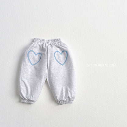 【PREORDER受付終了、ご希望はお問い合わせください。】33.Back Heart Jogger Pants