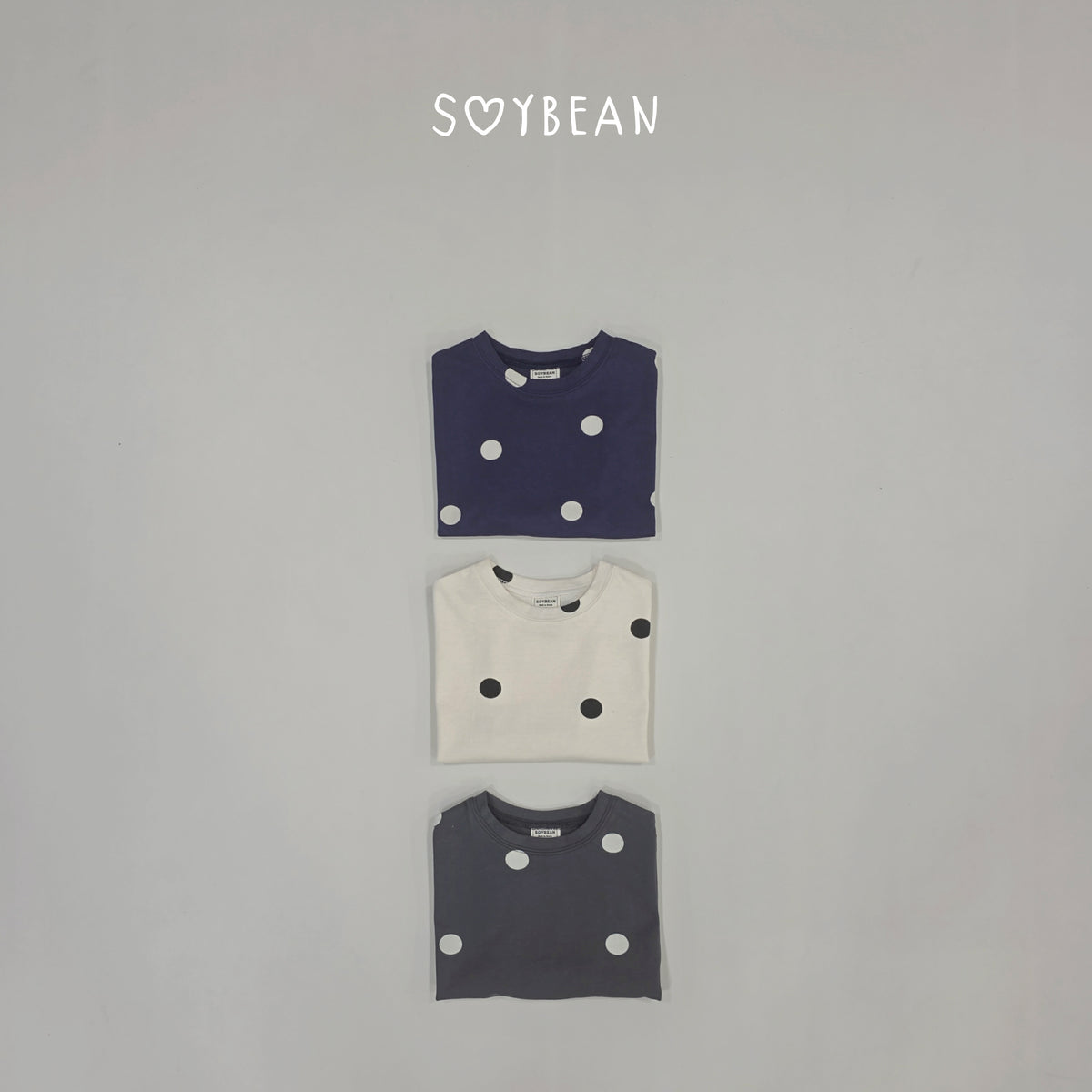 【秋のPRE-ODER 5%OFF】11.Oversized Boxy Dot Tee (7 Sizes)