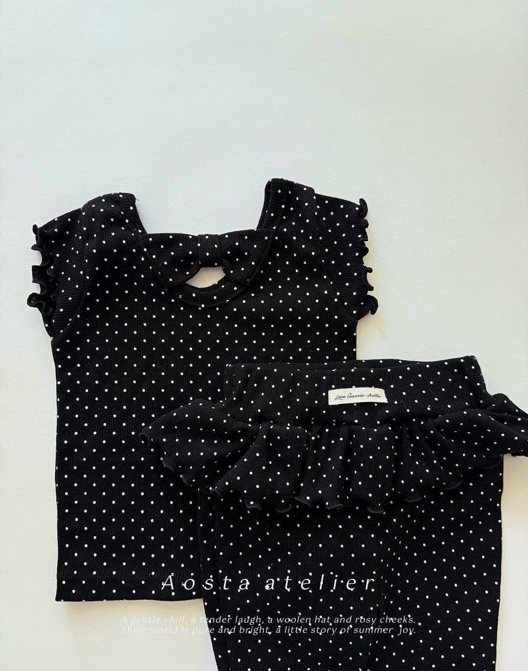 【PREORDER受付終了、ご希望はお問い合わせください。】65.Kiki Frill Pants