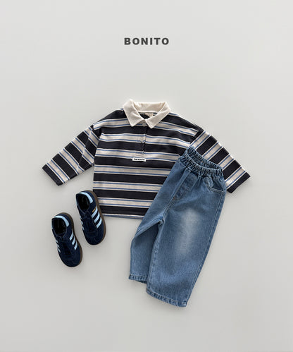 26.Striped Polo Shirt