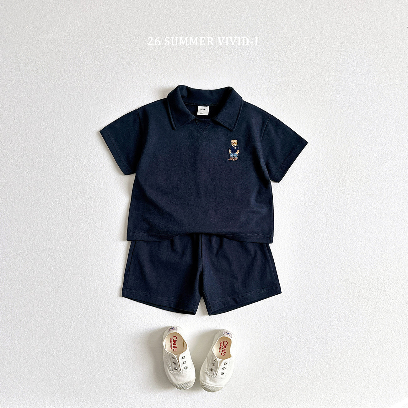 【PREORDER受付終了、ご希望はお問い合わせください。】95.Collar Bear Embroidery Set