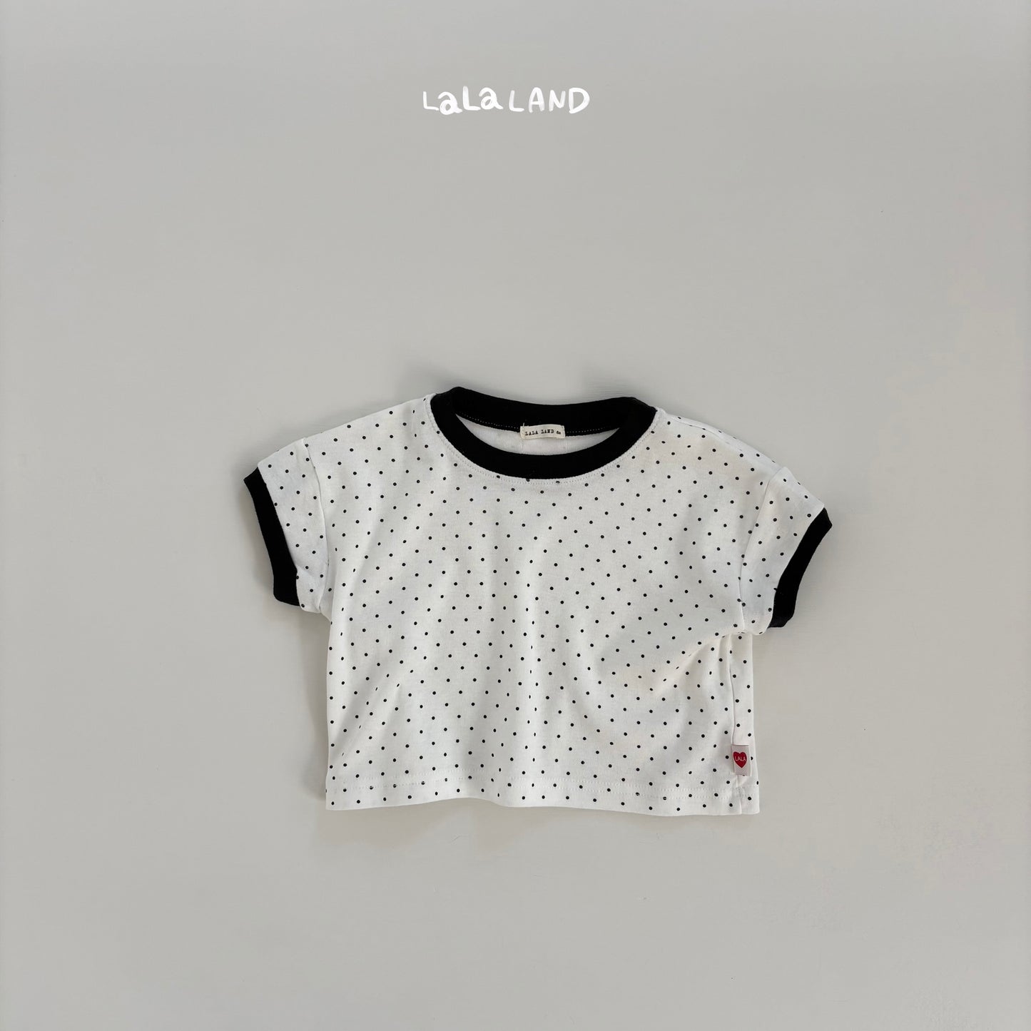 【PREORDER受付終了、ご希望はお問い合わせください。】31.Baby Heart Dot T-shirt