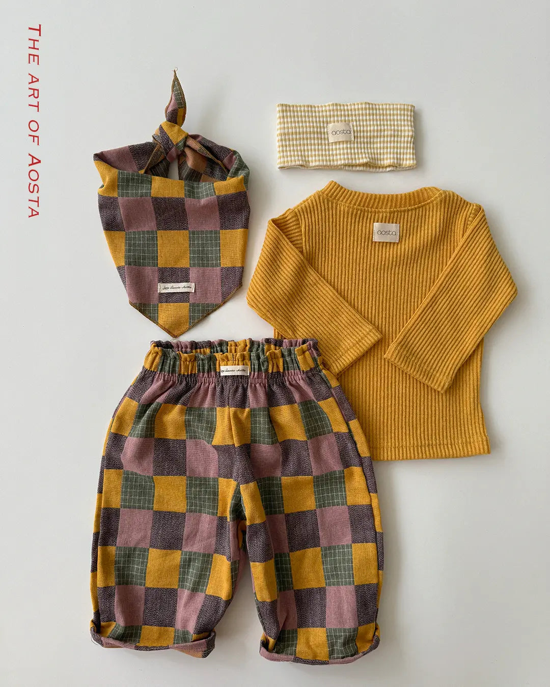 【秋のPRE-ODER 5%OFF】66.Patchwork Scarf