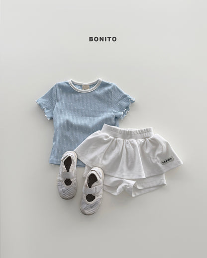 【PREORDER 4日間限定】47.bloom eyelet tee