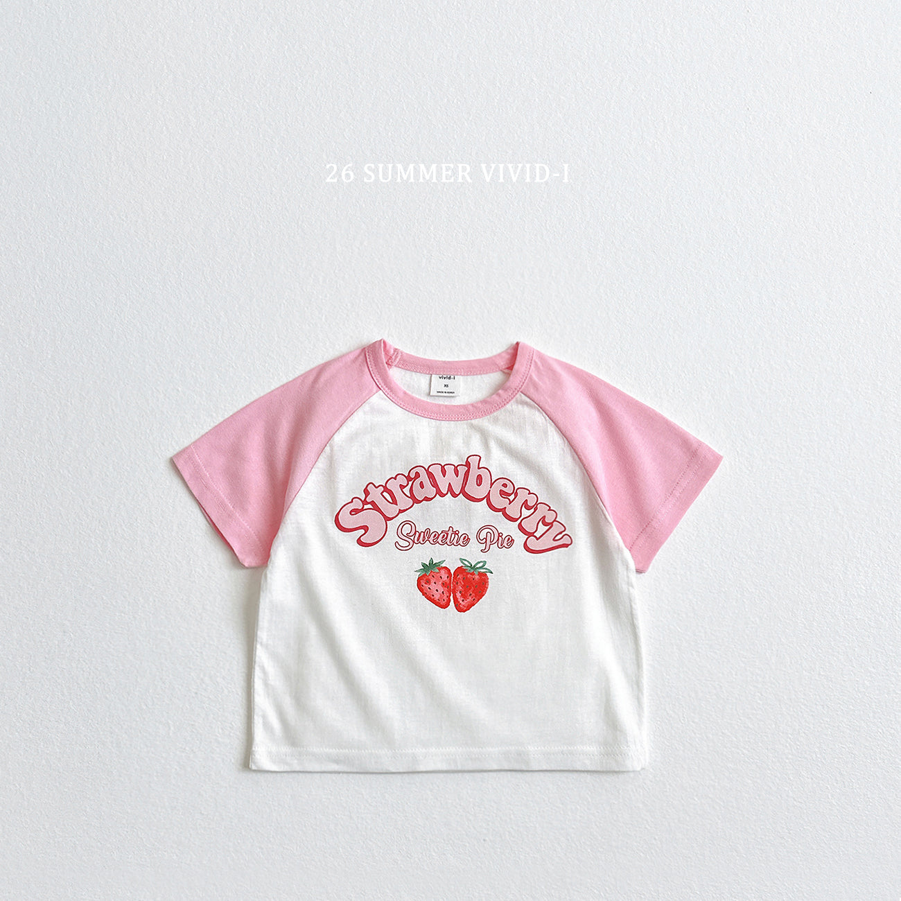 【PREORDER受付終了、ご希望はお問い合わせください。】74.Strawberry Dolman ShortSleeve Tee