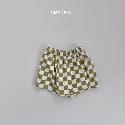 【PREORDER受付終了、ご希望はお問い合わせください。】37.Baby Checkerboard Shorts