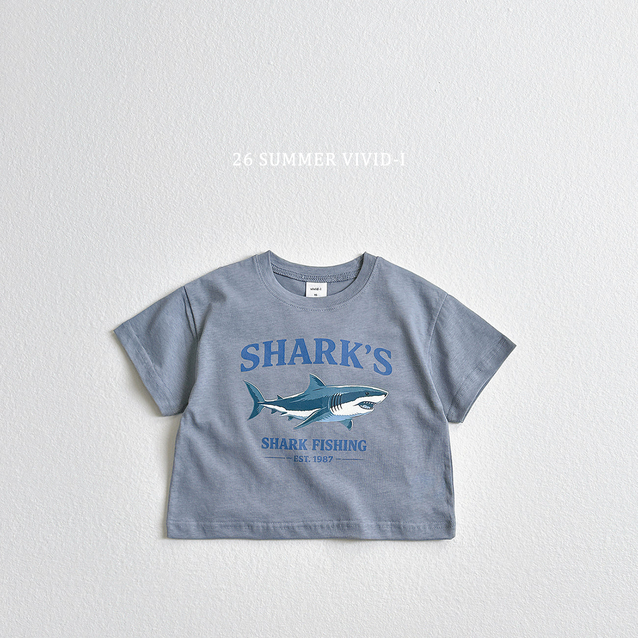 【PREORDER受付終了、ご希望はお問い合わせください。】43.Shark Silket ShortSleeve Tee