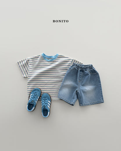 【PREORDER 4日間限定】17.Moa Stripe T-shirt