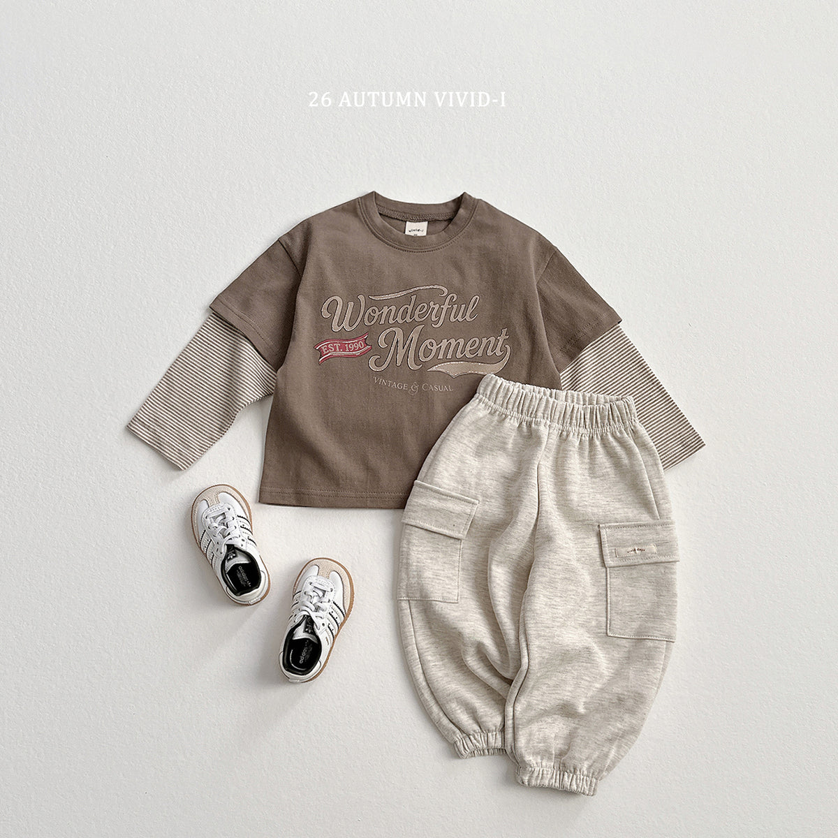 【秋のPRE-ODER 5%OFF】43.Wonderful Double-Layer Tee