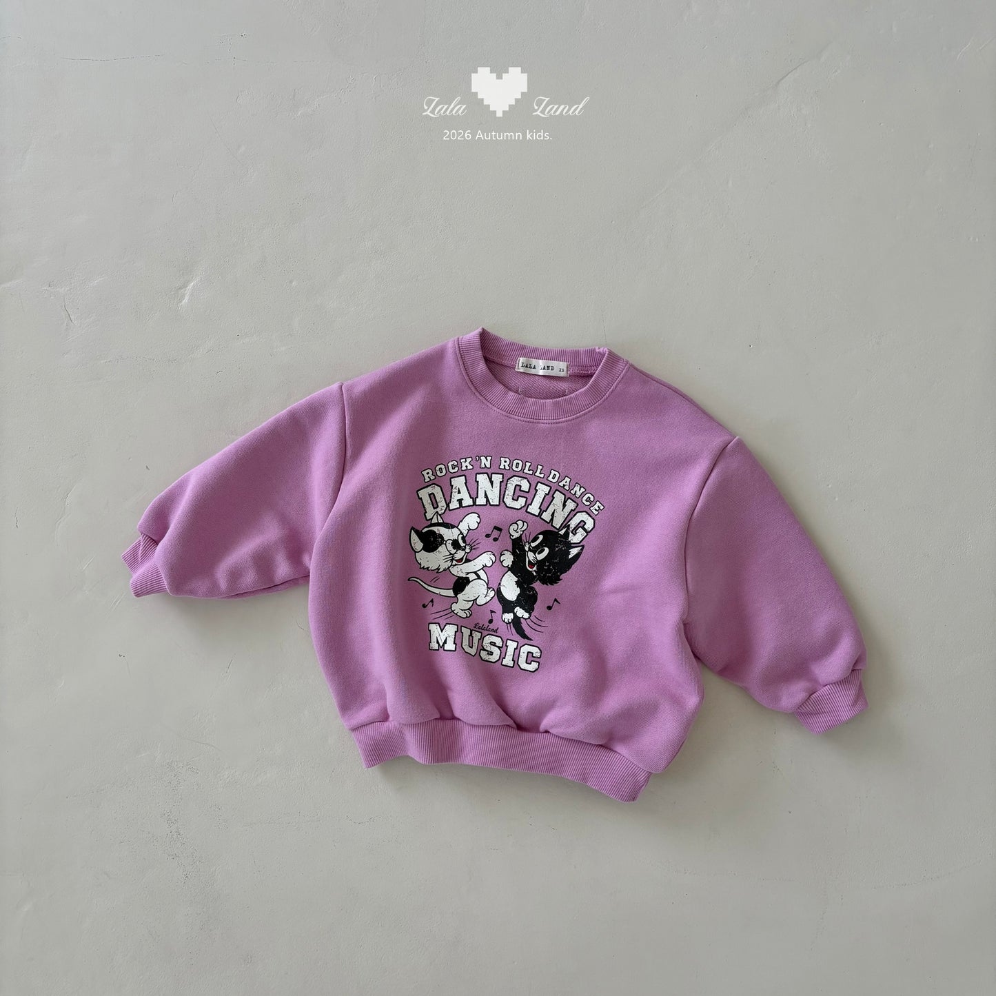 【PRE-ODER〆8.9(sun)】30.Dancing Cat Sweatshirt | lalaland