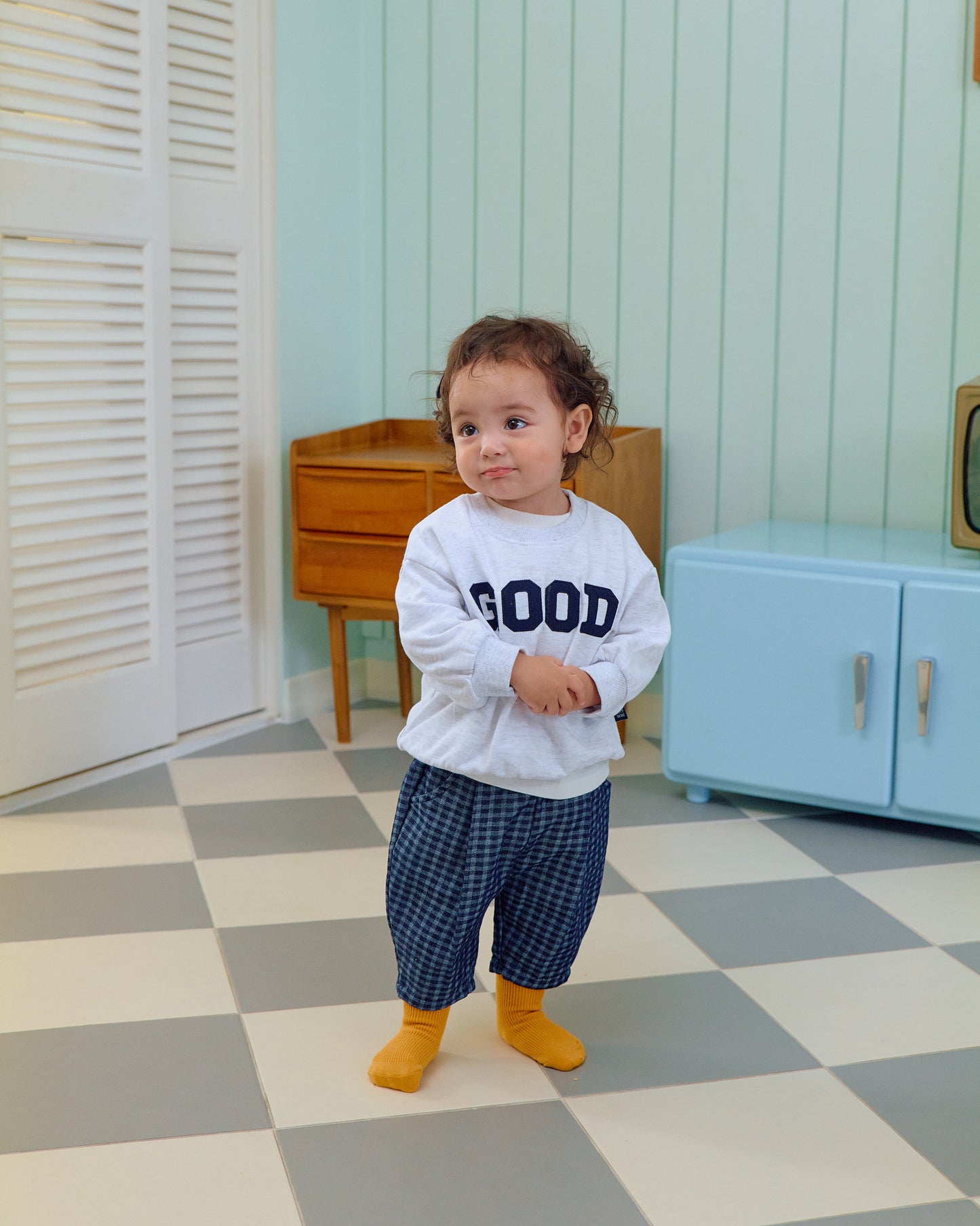 【PRE-ODER〆8.9(sun)】02.GOOD Sweatshirt – Kids | oottbebe