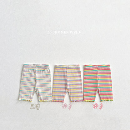 【PREORDER受付終了、ご希望はお問い合わせください。】40.Rainbow Rib Leggings