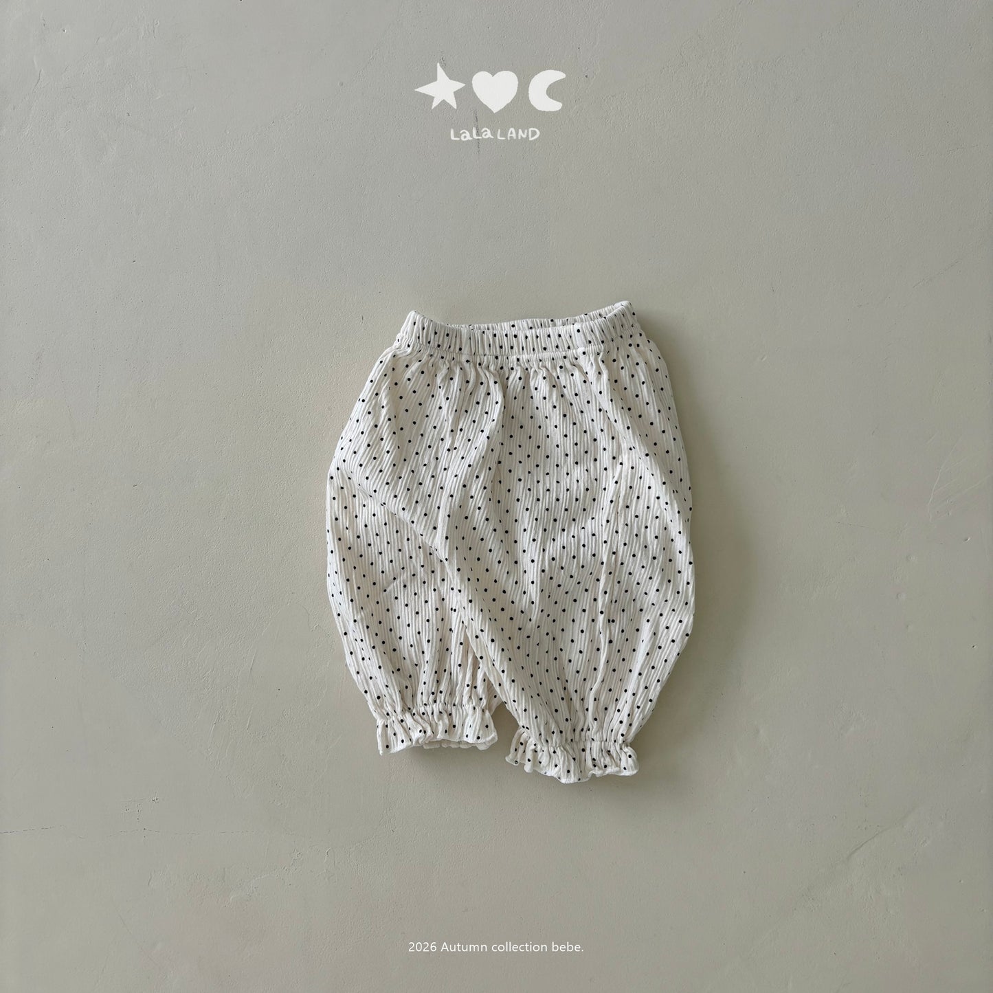【PRE-ODER〆8.9(sun)】37.Dot Sausage Pants | lalaland
