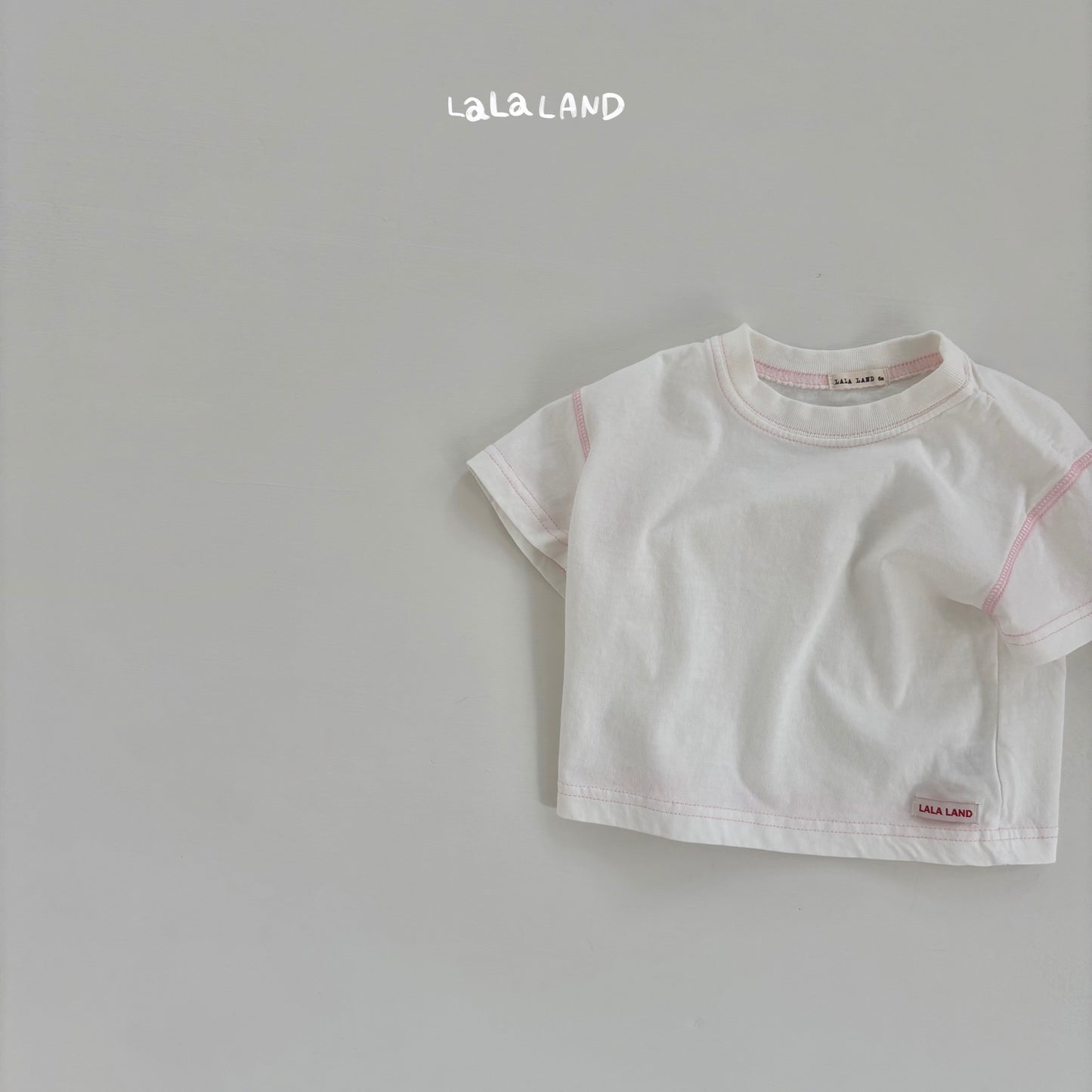 【PREORDER受付終了、ご希望はお問い合わせください。】30.Baby Color Block Point T-shirt