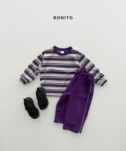 07.Track Stripe Ribbed T-Shirt