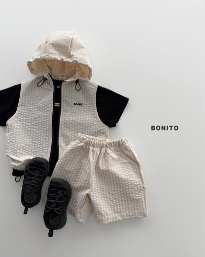 【PREORDER 4日間限定】39.high vest zip-up set