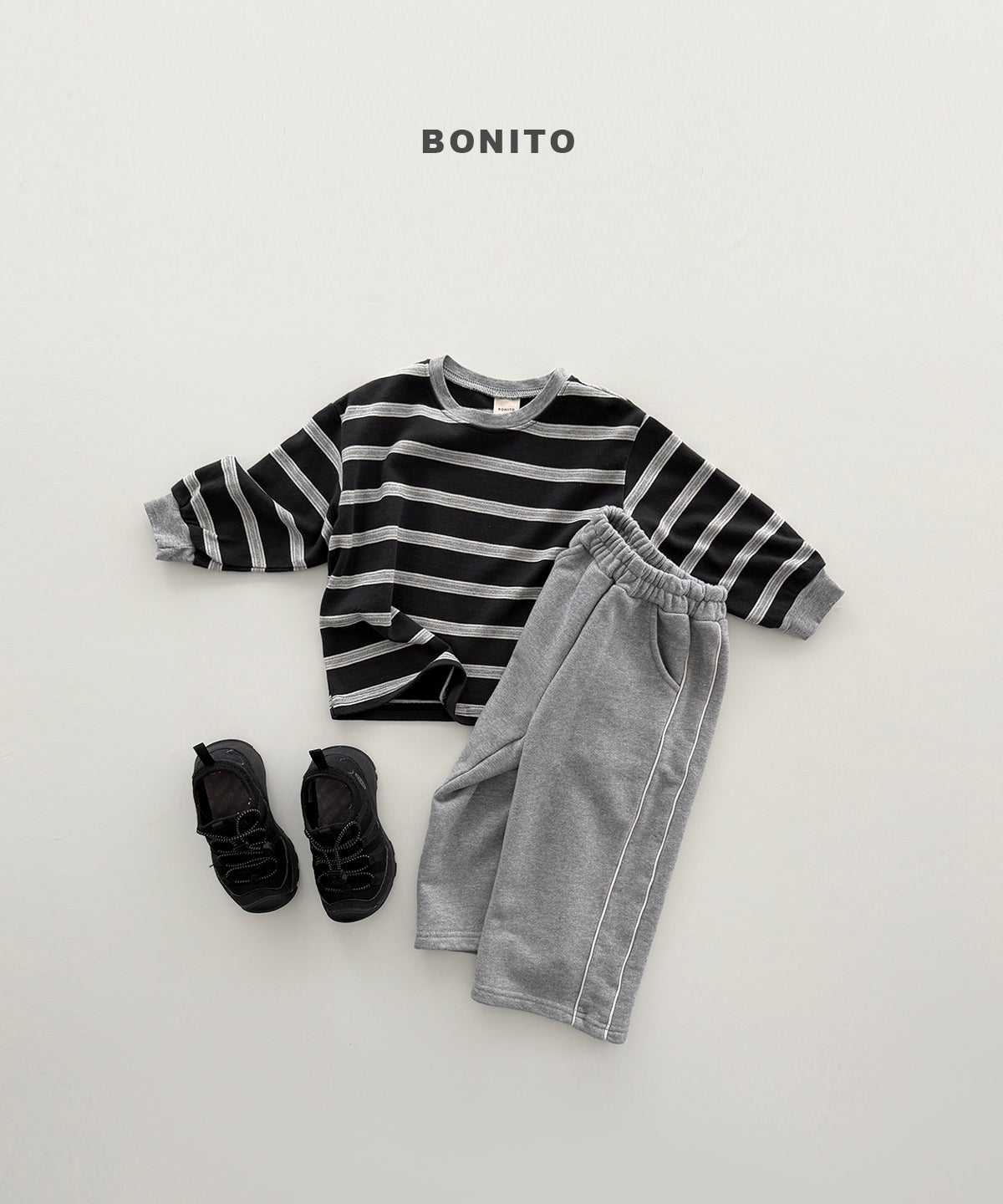 19.Haru Stripe Ribbed T-Shirt