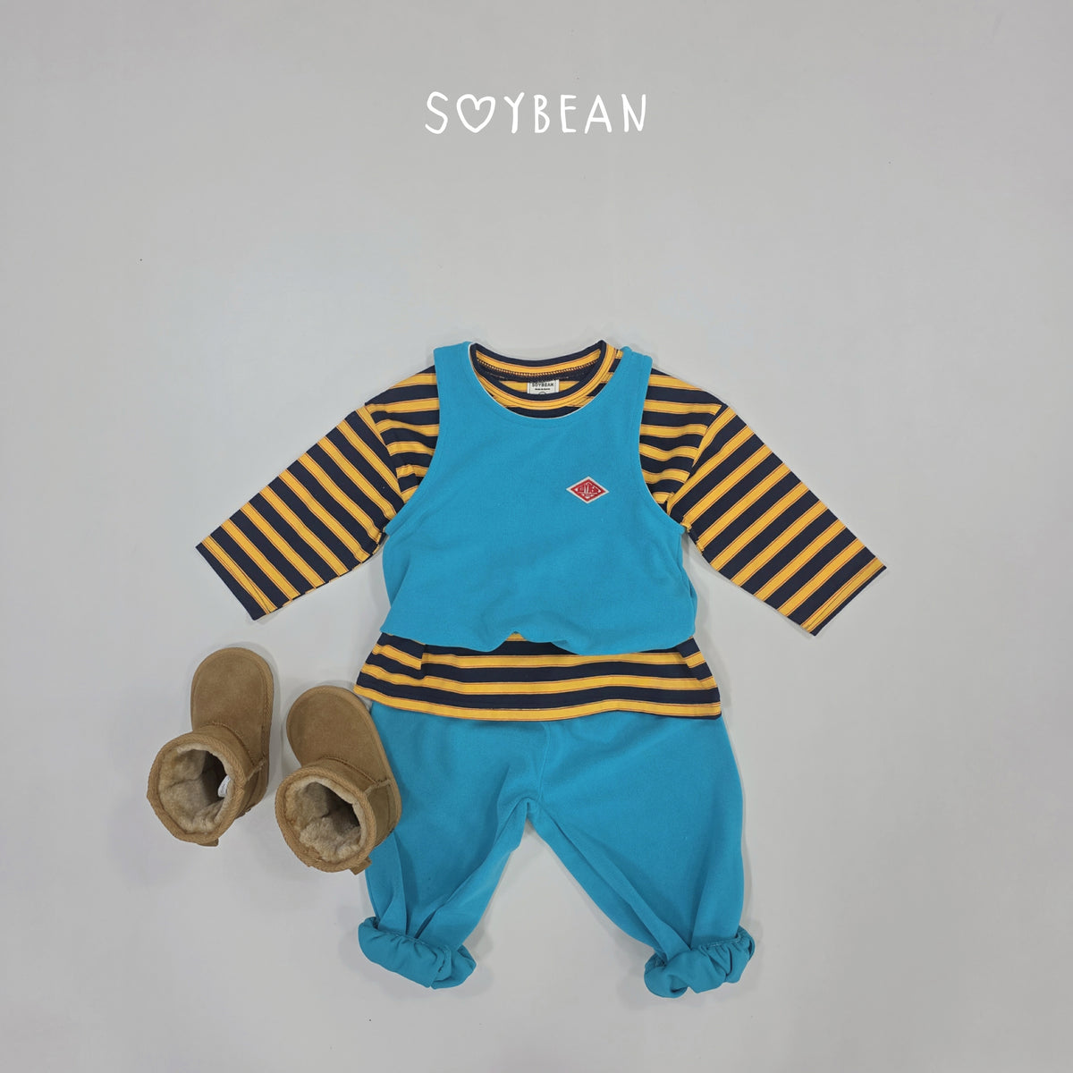 【秋のPRE-ODER 5%OFF】09.Oversized Boxy Stripe Tee (7 Sizes)