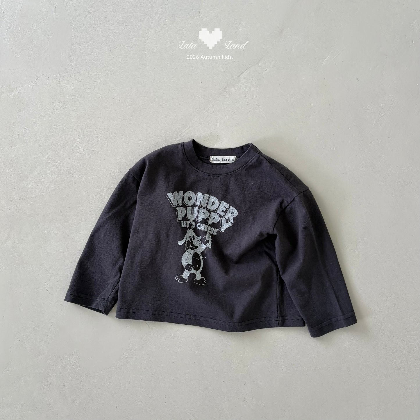 【PRE-ODER〆8.9(sun)】24.Selfie Puppy Tee | lalaland