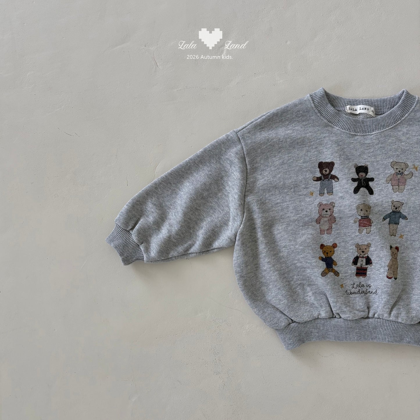 【PRE-ODER〆8.9(sun)】29.Lala Bear Sweatshirt | lalaland