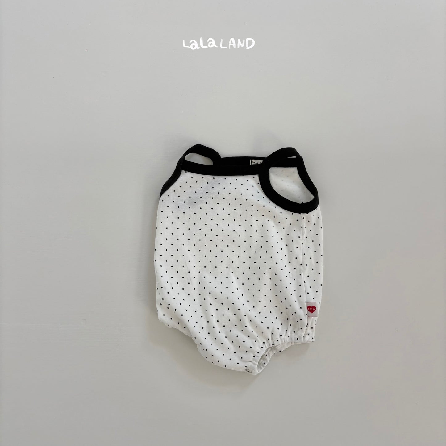 【PREORDER受付終了、ご希望はお問い合わせください。】13.Baby Heart Dot Suit