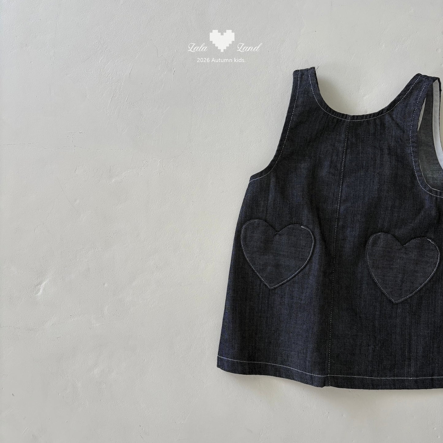 【PRE-ODER〆8.9(sun)】12.Heart-pocket Dress | lalaland