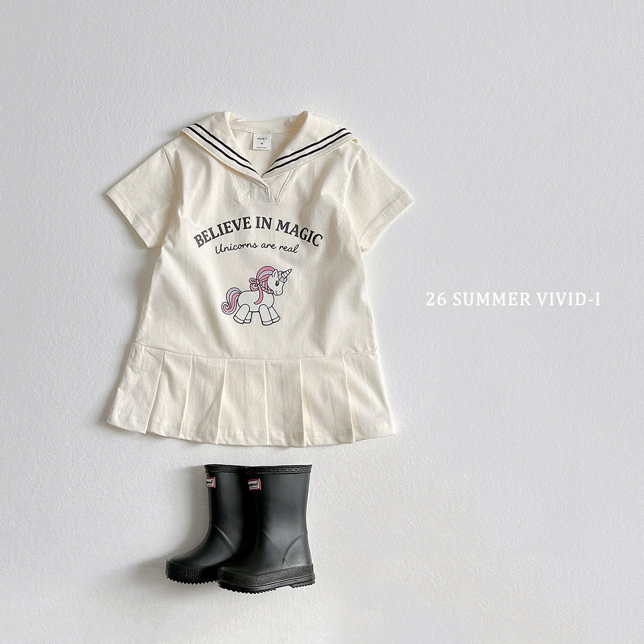 【PREORDER受付終了、ご希望はお問い合わせください。】92.Unicorn Sailor Dress