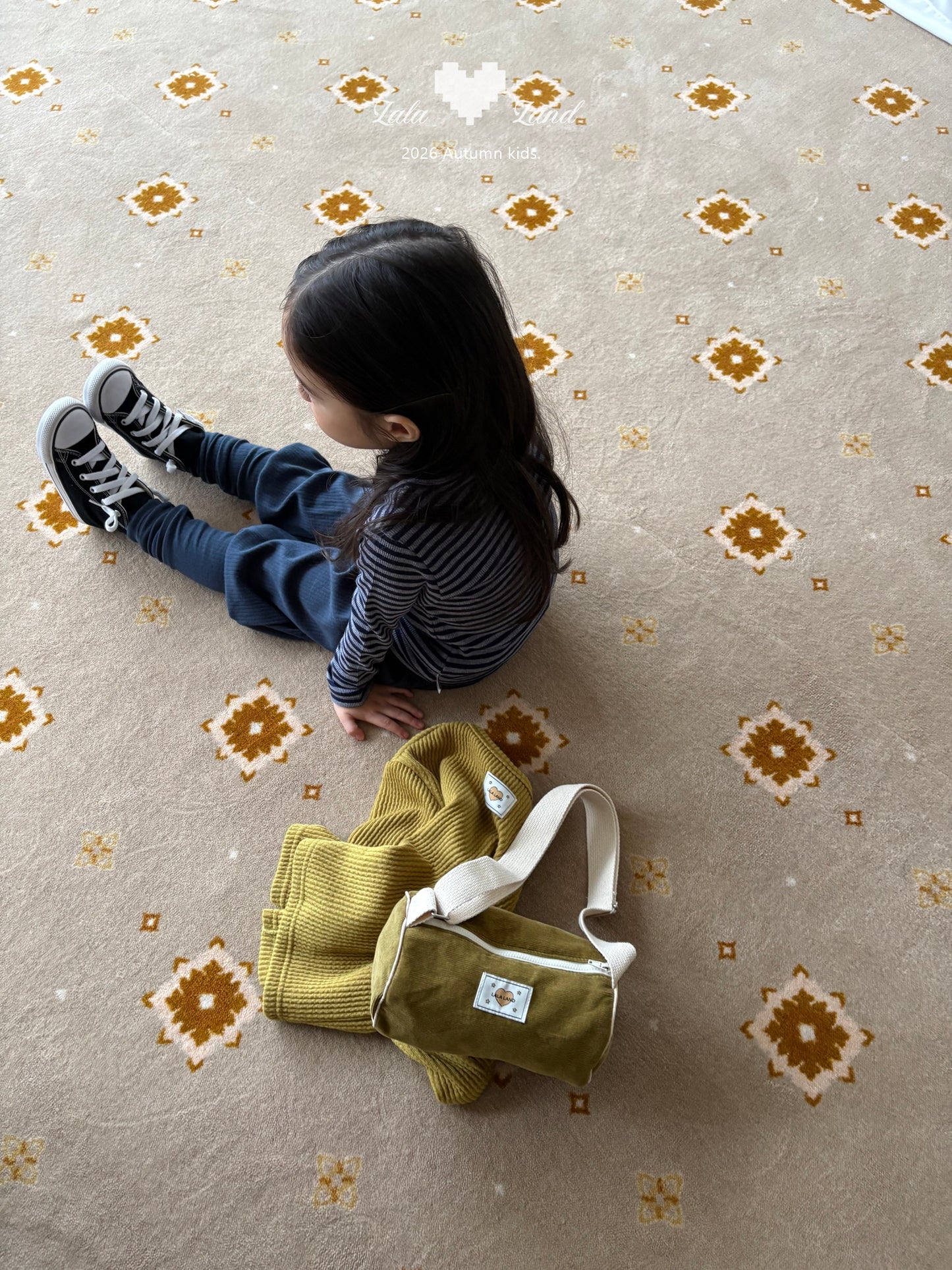 【PRE-ODER〆8.9(sun)】02.Cylinder Corduroy Cross Bag | lalaland