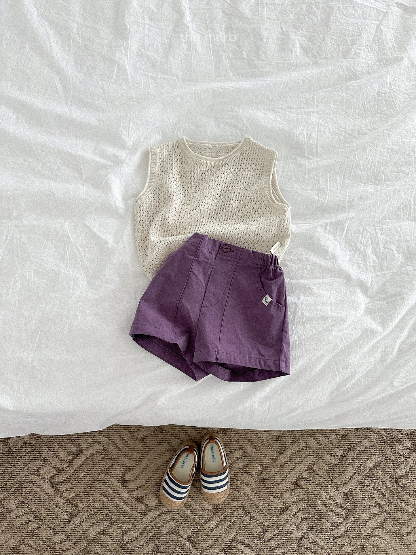 twill short pants | minirobe