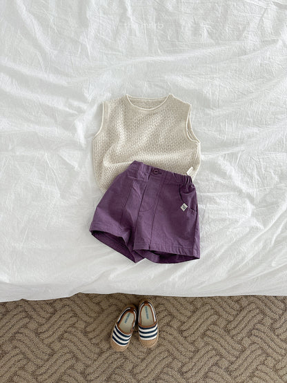 twill short pants | minirobe