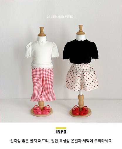 【PREORDER受付終了、ご希望はお問い合わせください。】78.Shirring Puff Flare Tee