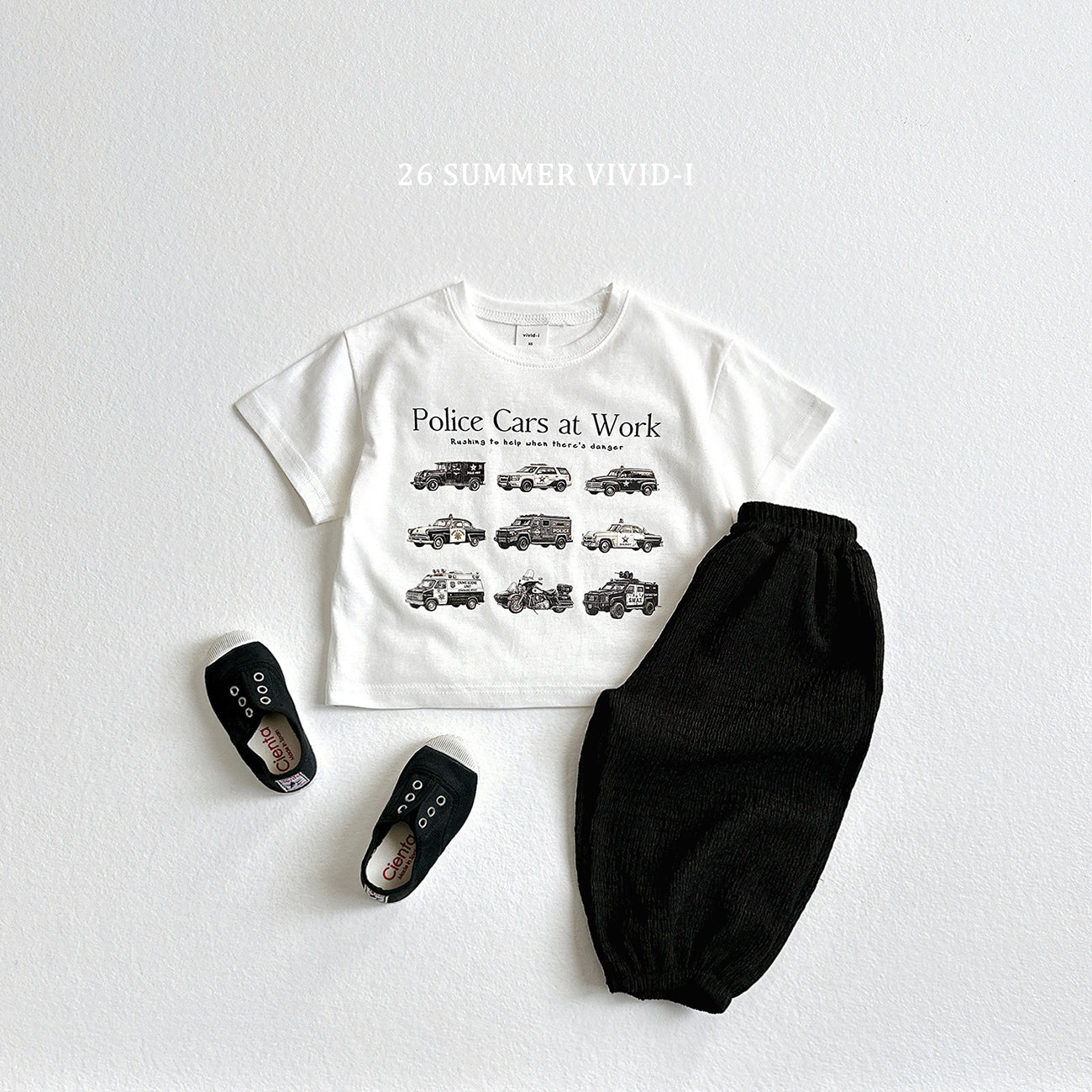 【PREORDER受付終了、ご希望はお問い合わせください。】46.Mini Collar ShortSleeve Tee