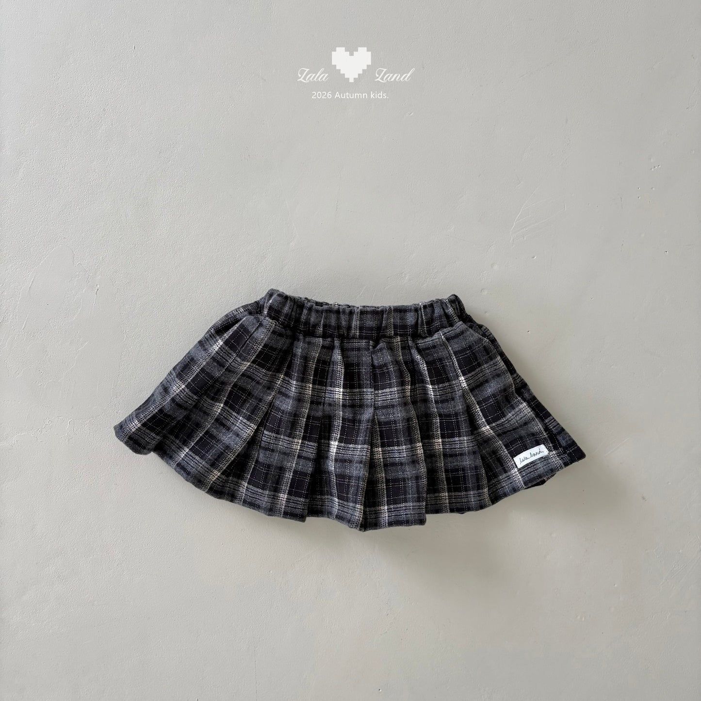 【PRE-ODER〆8.9(sun)】14.Eve Check Skirt | lalaland