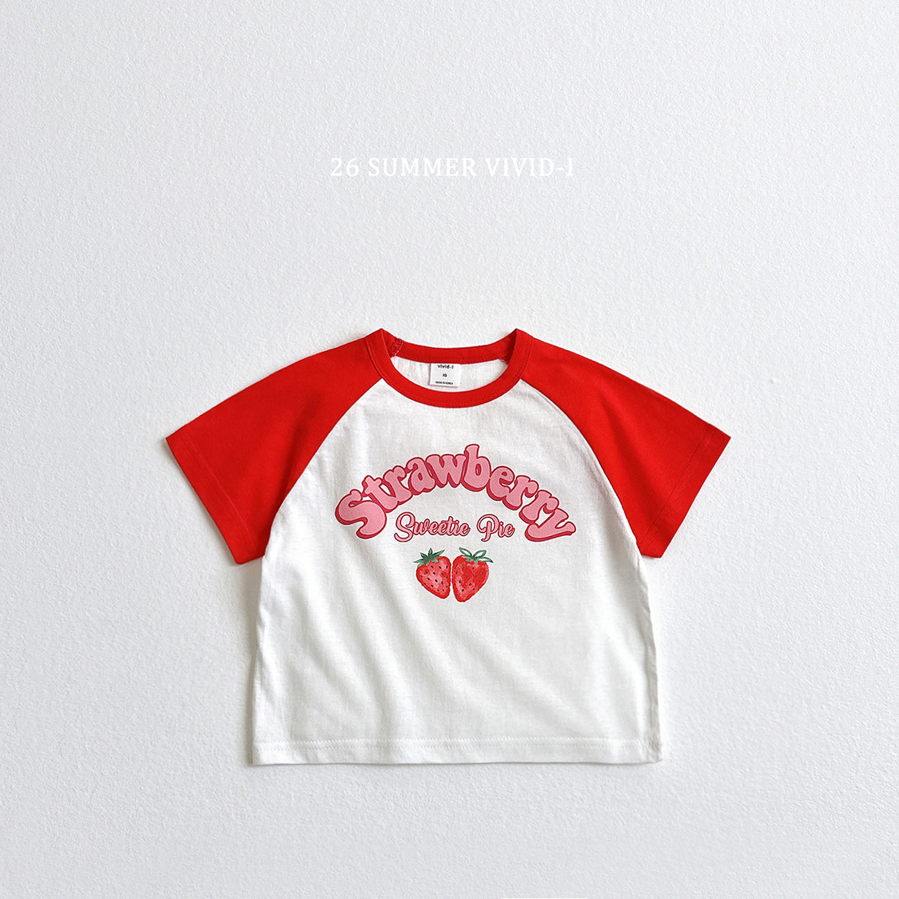 【PREORDER受付終了、ご希望はお問い合わせください。】74.Strawberry Dolman ShortSleeve Tee